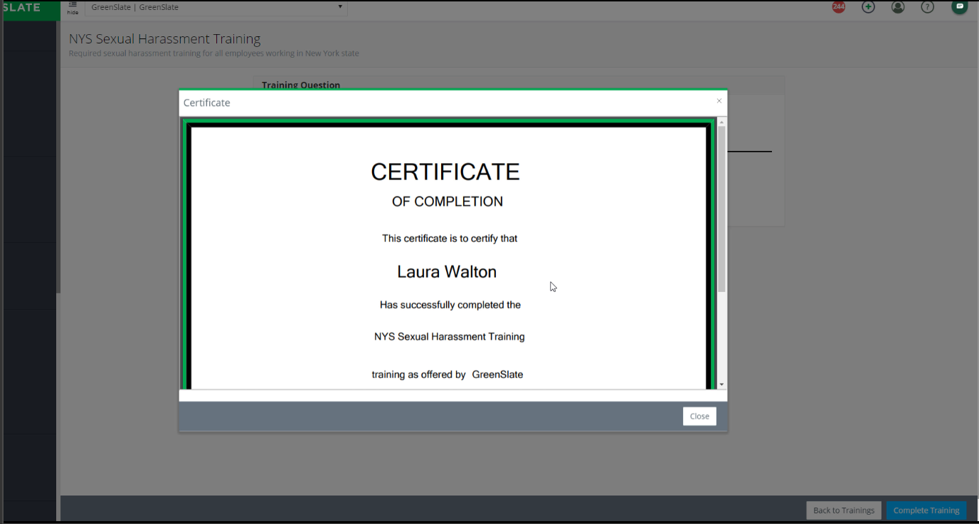 How to complete the nys sexual harassment prevention training employees 
